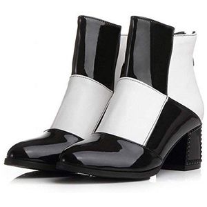 Black and White booties - size 9 - never worn